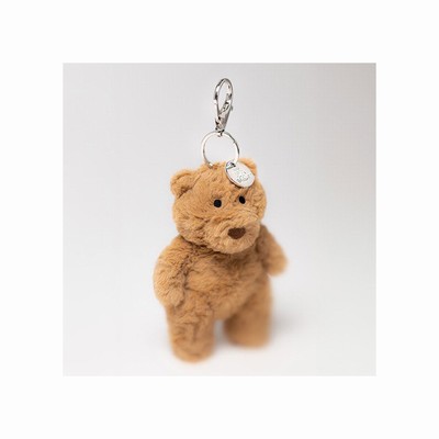 Jellycat Bartholomew Bear Bag Charm Australia | 408317ZXA